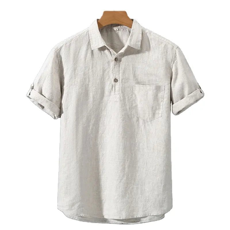 ATHENS - LINEN POLO - LORMIER - 
