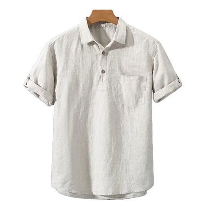ATHENS - LINEN POLO - LORMIER - 