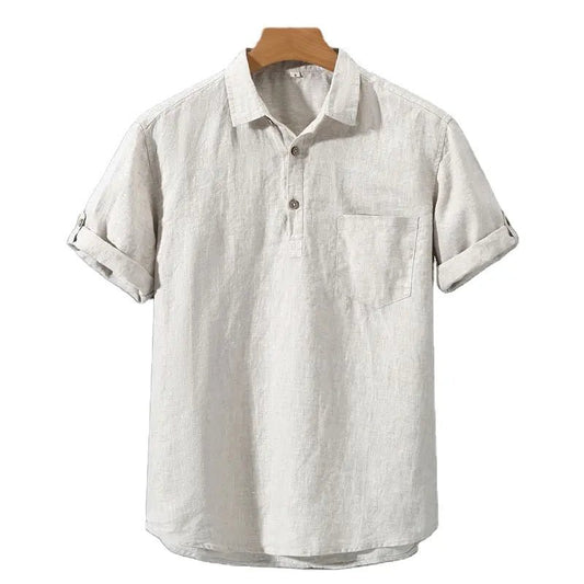 ATHENS - LINEN POLO - LORMIER - 