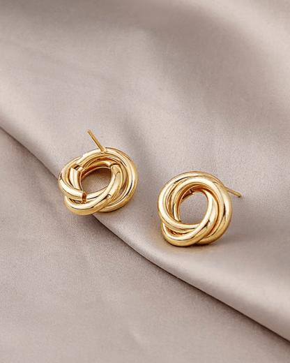 AURELIA KNOT STUDS - LORMIER - 