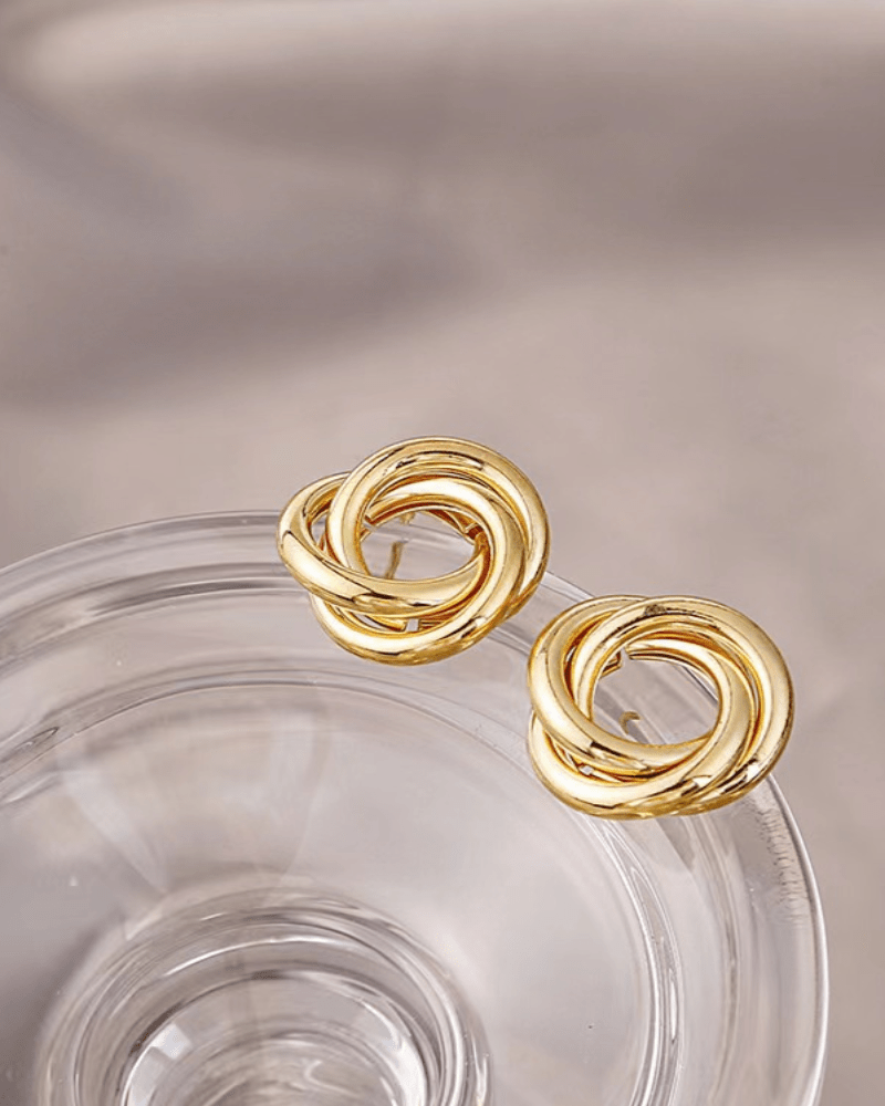 AURELIA KNOT STUDS - LORMIER - 