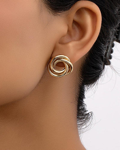 AURELIA KNOT STUDS - LORMIER - 