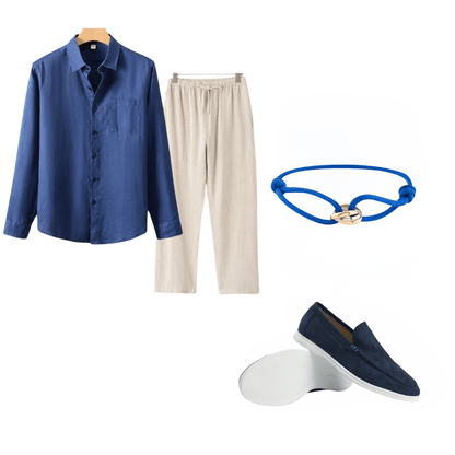 BLUE HERITAGE 4 - PIECE SET - LORMIER - 