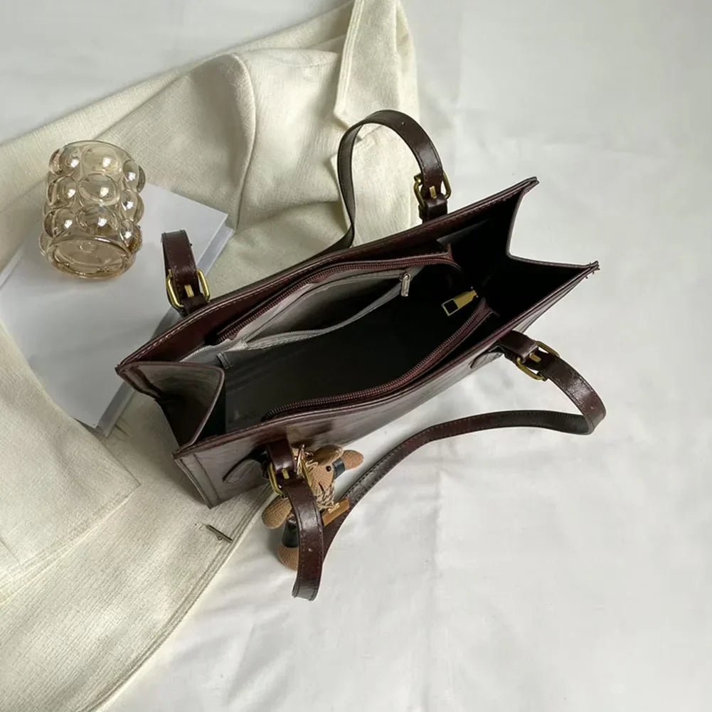 BUNNY - VINTAGE VEGAN LEATHER SHOULDER BAG - LORMIER - 