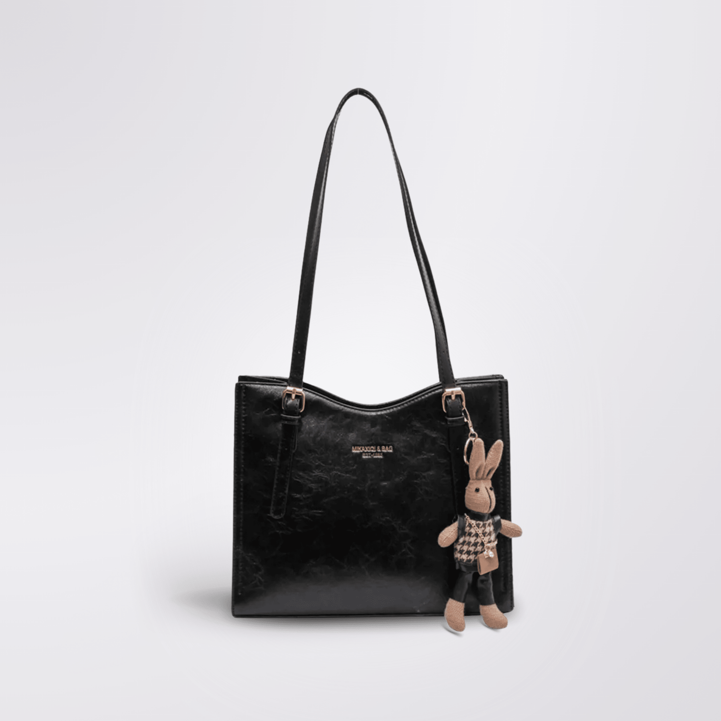 BUNNY - VINTAGE VEGAN LEATHER SHOULDER BAG - LORMIER - 