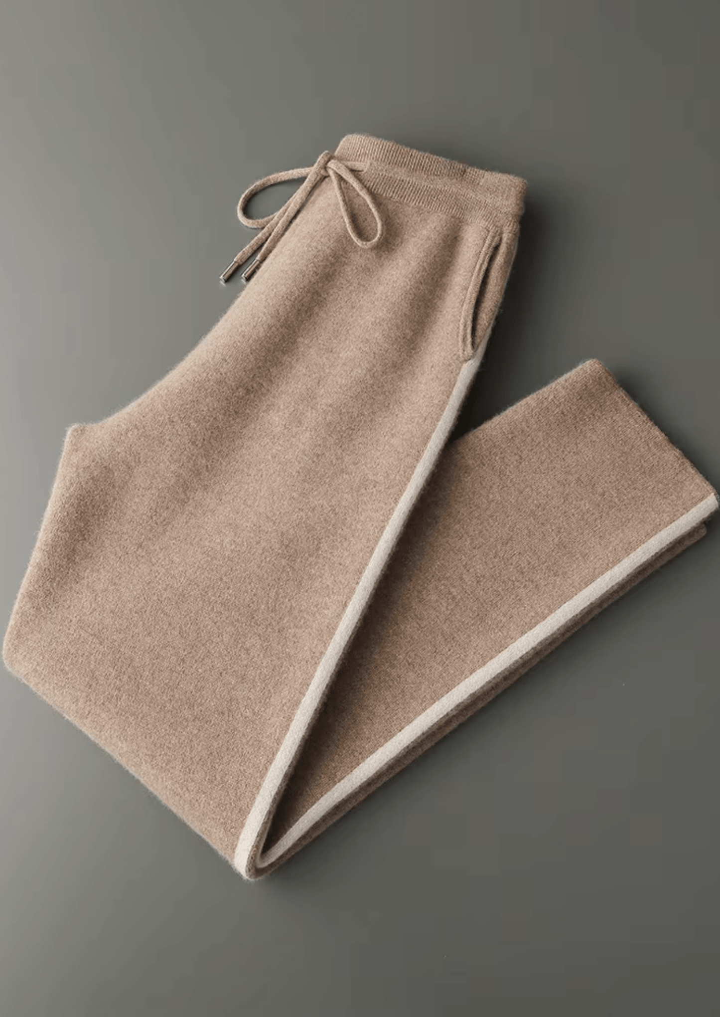 CASHMERE COMFORT SET – ZIP HOODIE & KNIT PANTS - LORMIER - 