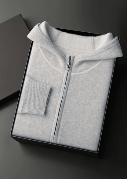 CASHMERE COMFORT SET – ZIP HOODIE & KNIT PANTS - LORMIER - 
