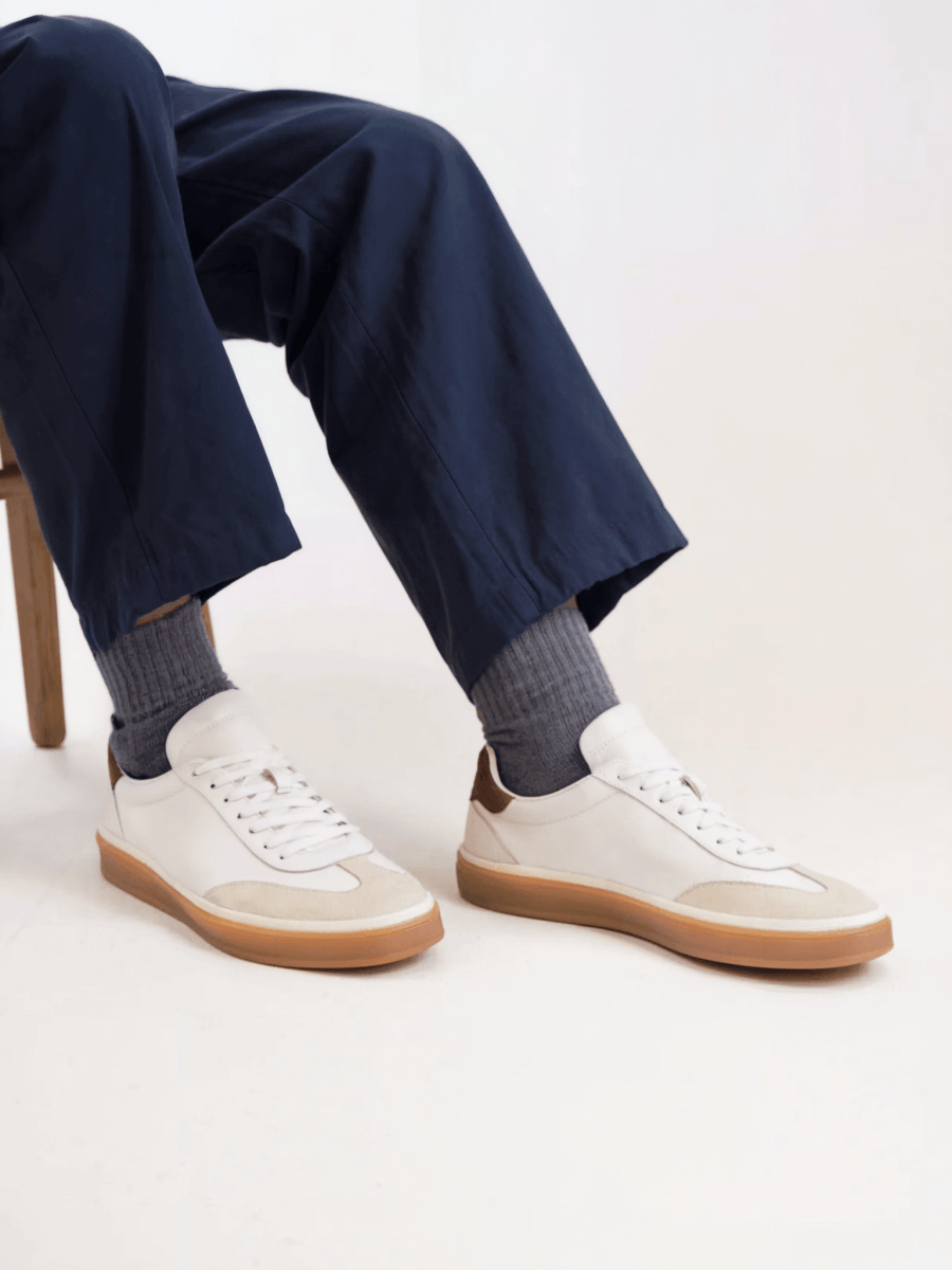 CASUAL LEATHER SNEAKER - LORMIER - 