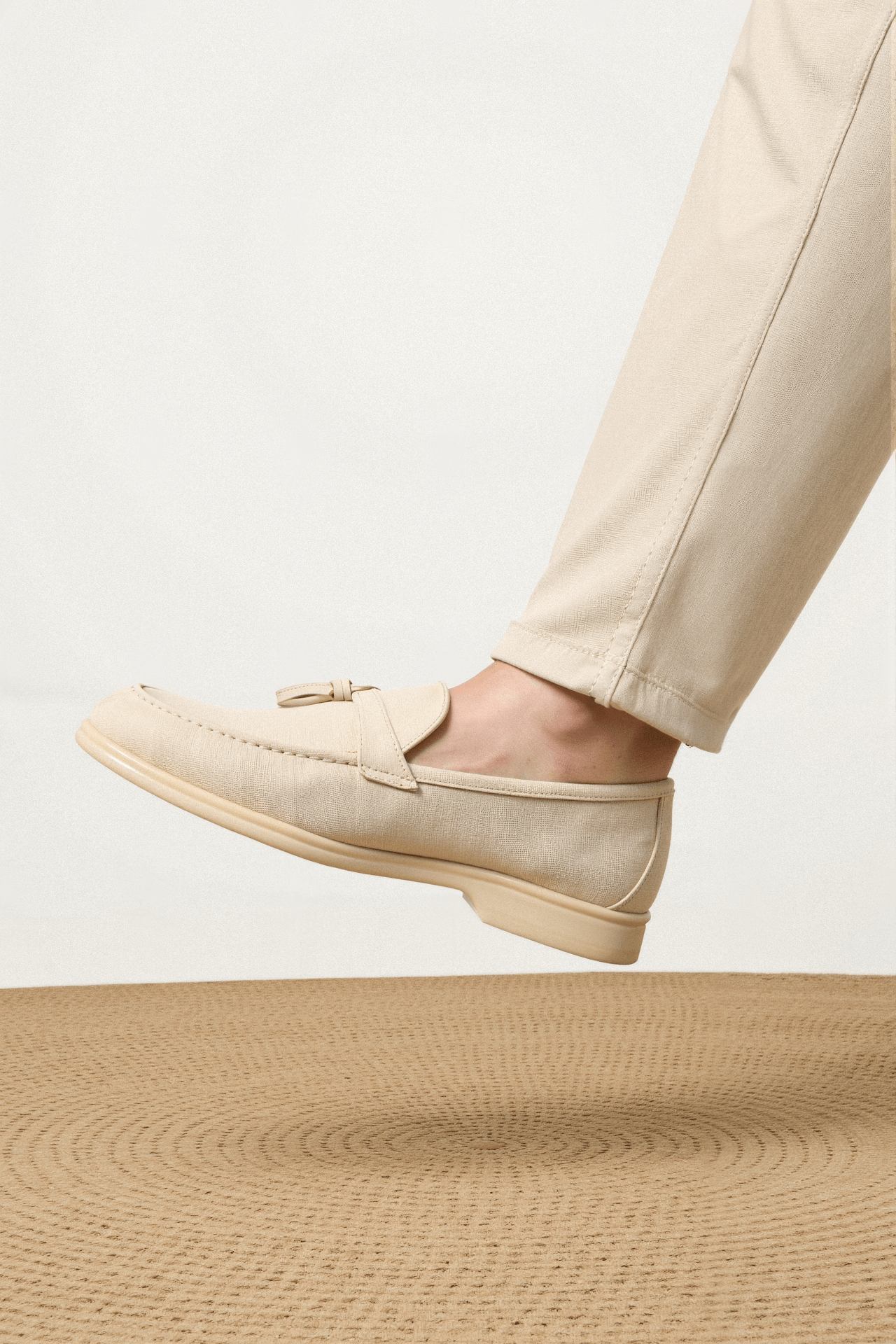 CASUAL VELVET UPPER LOAFERS - LORMIER - 