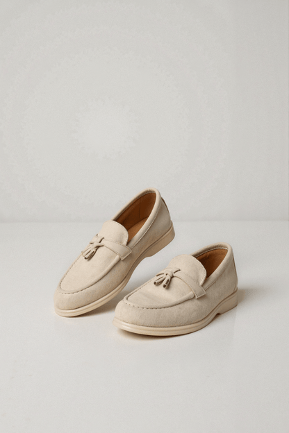 CASUAL VELVET UPPER LOAFERS - LORMIER - 