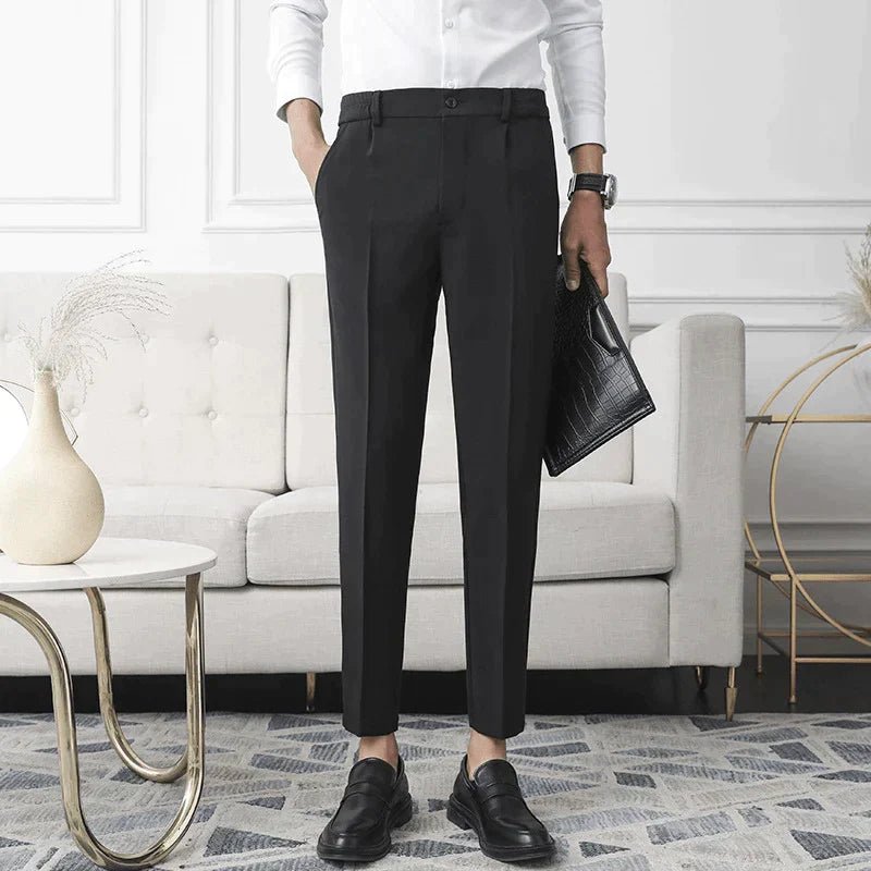 CLASSIC STRETCH TAILORED PANTS - LORMIER - 