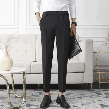CLASSIC STRETCH TAILORED PANTS - LORMIER - 