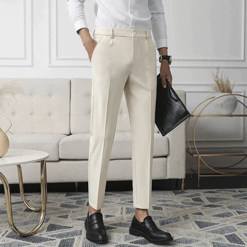 CLASSIC STRETCH TAILORED PANTS - LORMIER - 