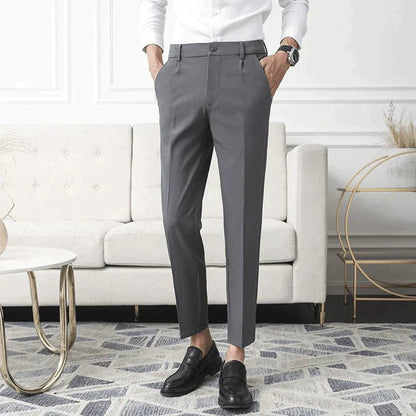 CLASSIC STRETCH TAILORED PANTS - LORMIER - 