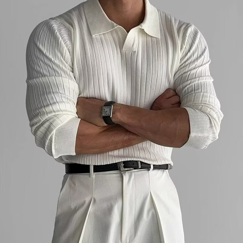 CLASSIC V - NECK POLO - LORMIER - 