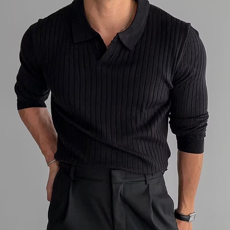 CLASSIC V - NECK POLO - LORMIER - 