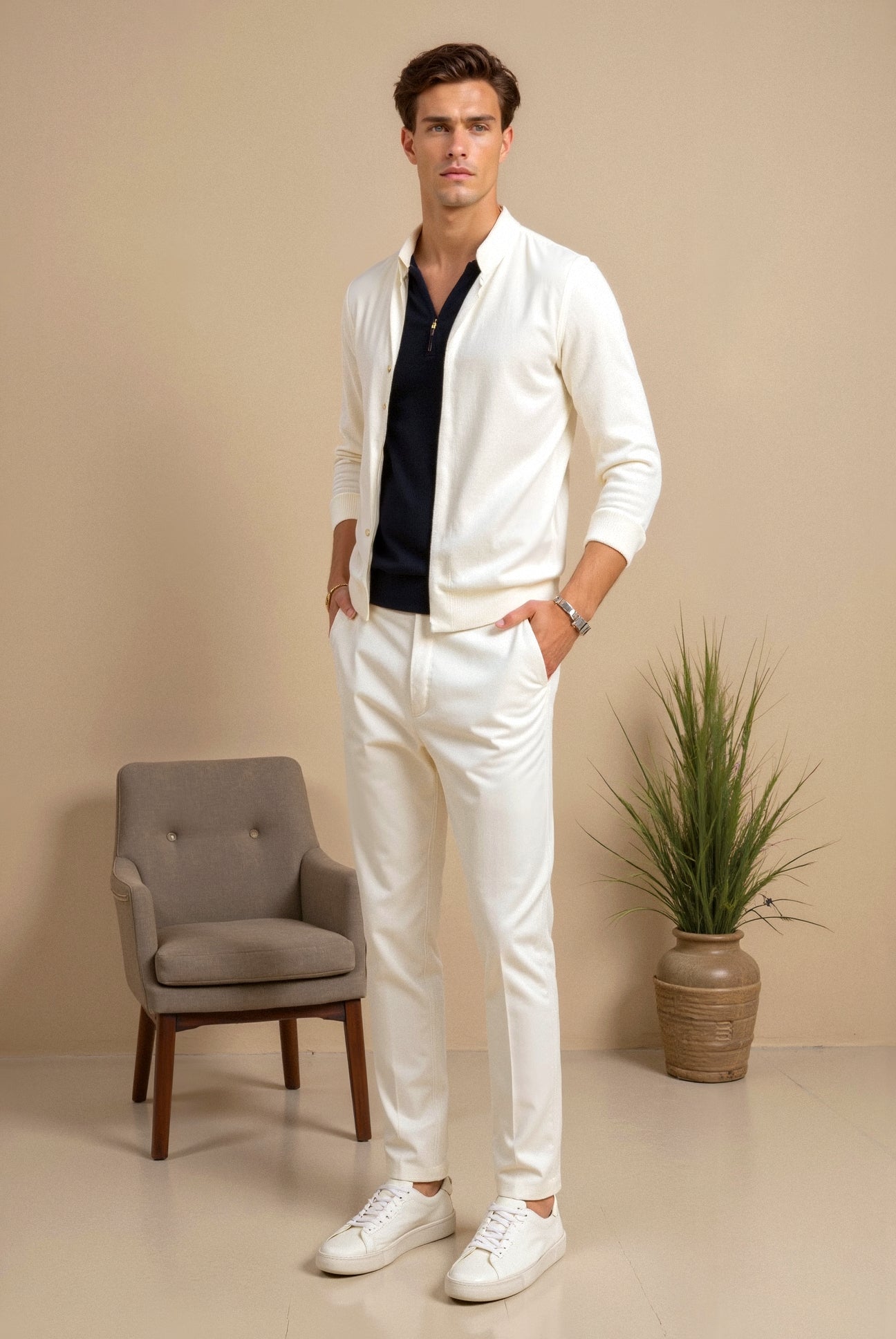 CLASSIC WHITE SNEAKER - LORMIER - 