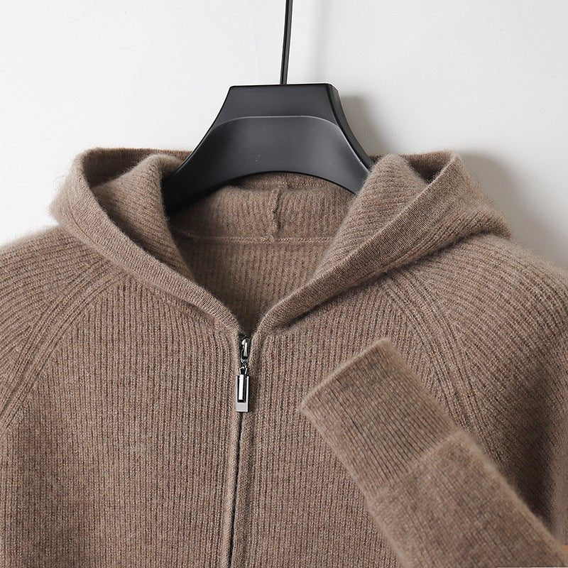 CLOUD - MERINO ZIP UP - LORMIER - 