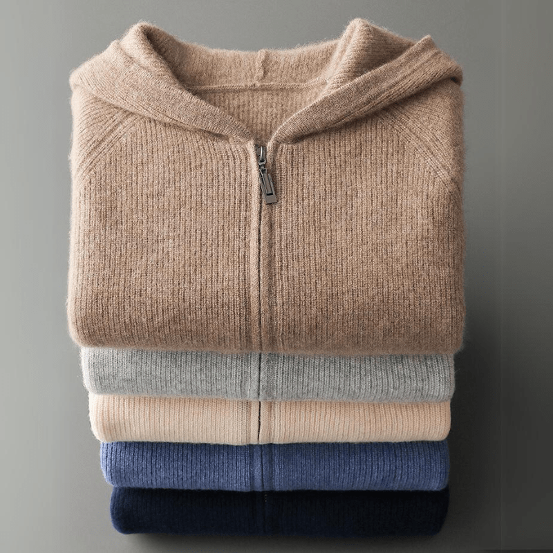 CLOUD - MERINO ZIP UP - LORMIER - 