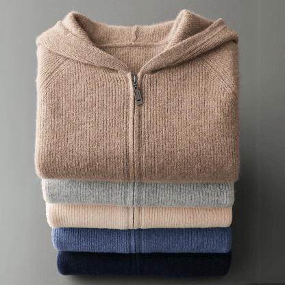 CLOUD - MERINO ZIP UP - LORMIER - 