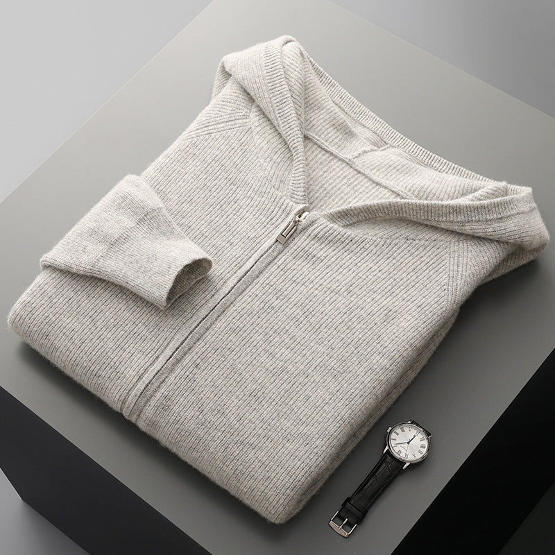 CLOUD - MERINO ZIP UP - LORMIER - 