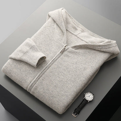 CLOUD - MERINO ZIP UP - LORMIER - 