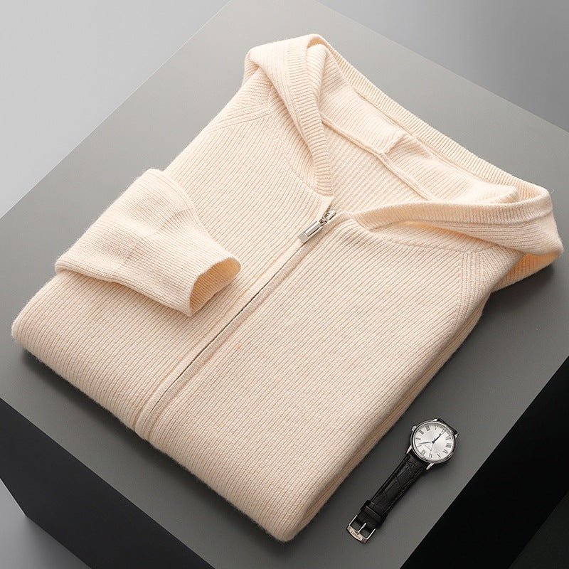 CLOUD - MERINO ZIP UP - LORMIER - 