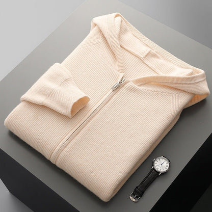 CLOUD - MERINO ZIP UP - LORMIER - 