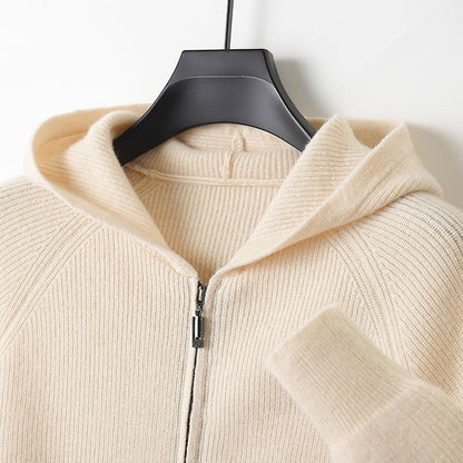 CLOUD - MERINO ZIP UP - LORMIER - 