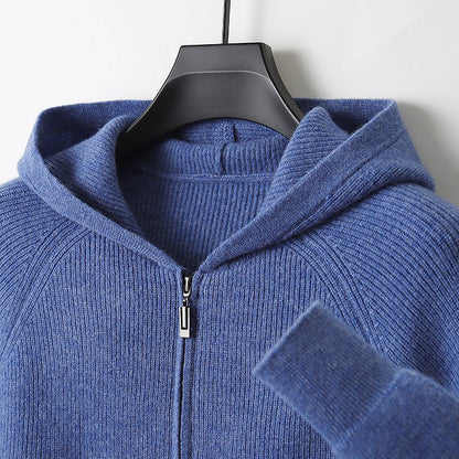CLOUD - MERINO ZIP UP - LORMIER - 