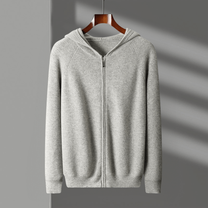 CLOUD - MERINO ZIP UP - LORMIER - 