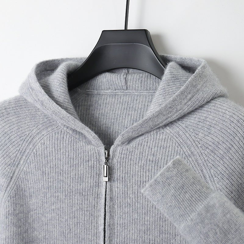 CLOUD - MERINO ZIP UP - LORMIER - 