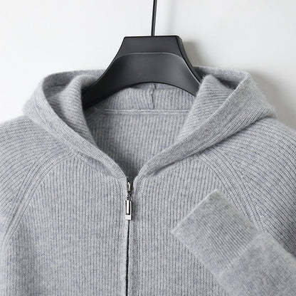 CLOUD - MERINO ZIP UP - LORMIER - 