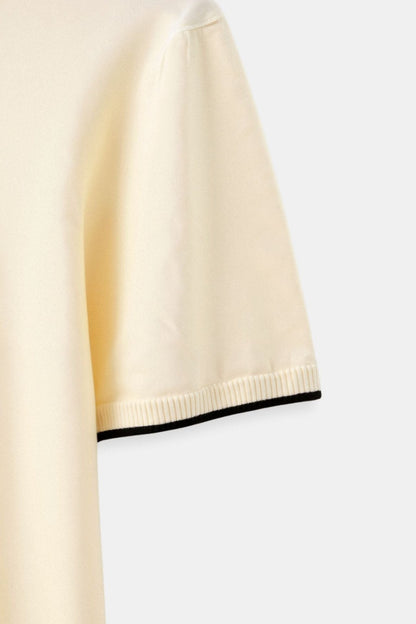 CONTRAST SLIM FITTED POLO - LORMIER - 