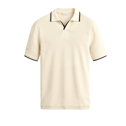 CONTRAST SLIM FITTED POLO - LORMIER - 