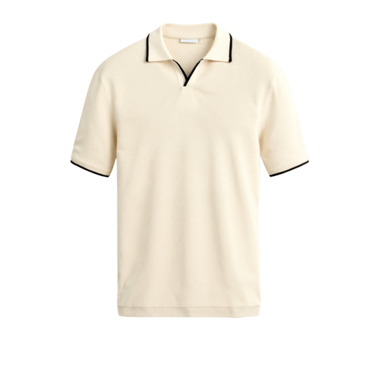 CONTRAST SLIM FITTED POLO - LORMIER - 