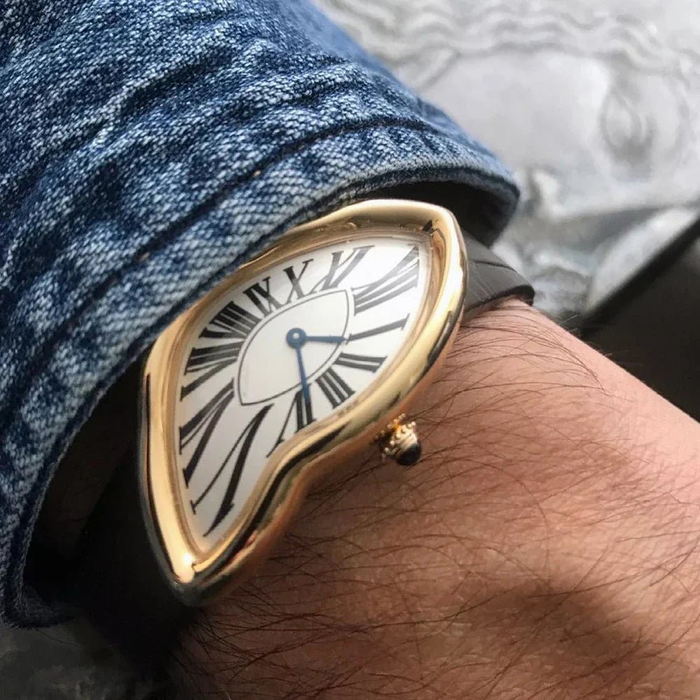 CRASH SWISS LEATHER WATCH - LORMIER - 
