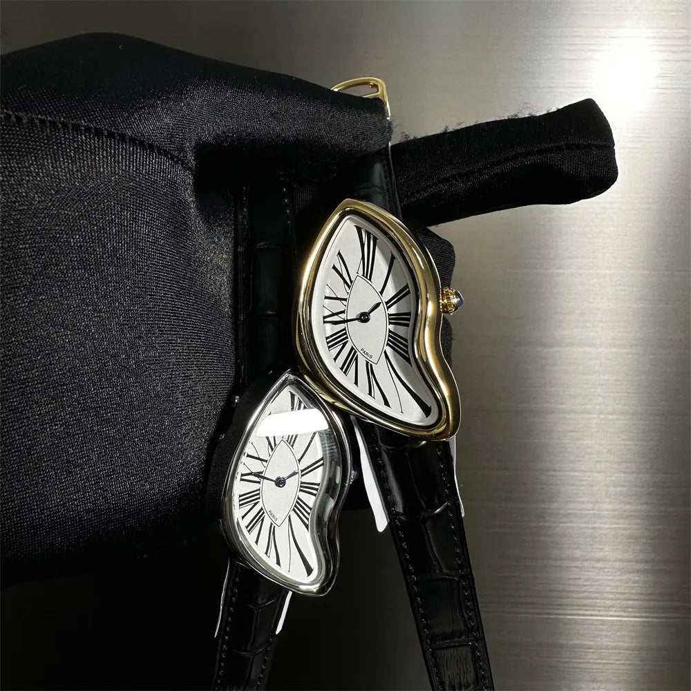 CRASH SWISS LEATHER WATCH - LORMIER - 