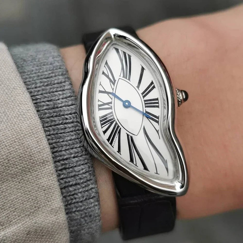 CRASH SWISS LEATHER WATCH - LORMIER - 