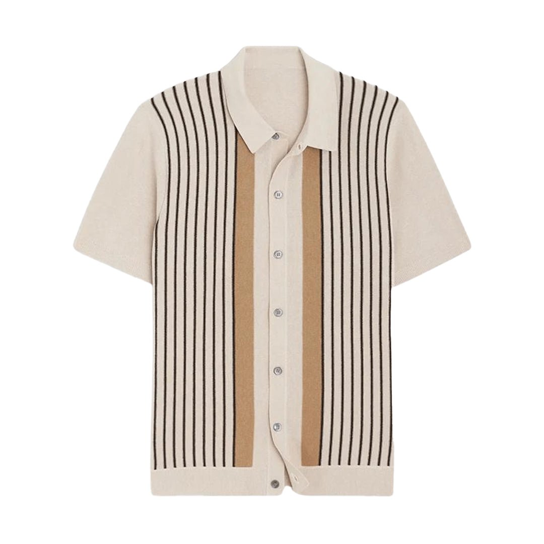 CUBA - POLO NECK CARDIGAN - LORMIER - 