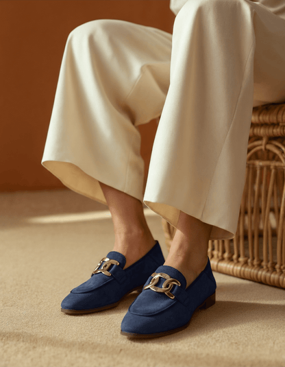DUCHESS LOAFERS SUEDE - LORMIER - 