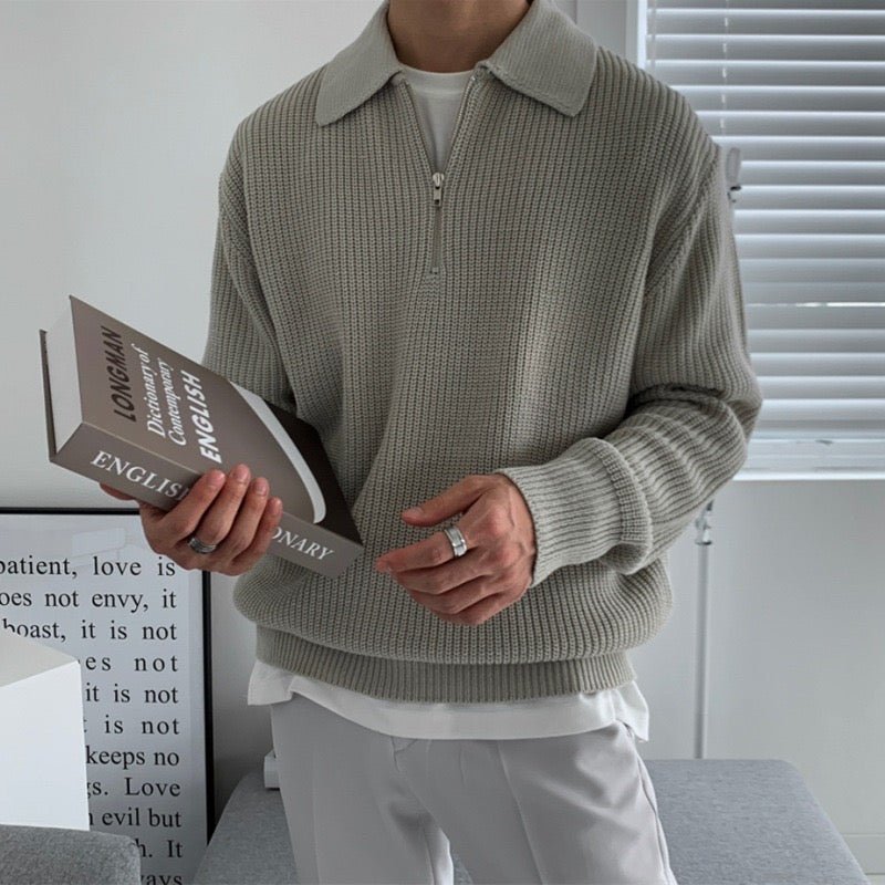 HALF - ZIP POLO SHIRT - LORMIER - 