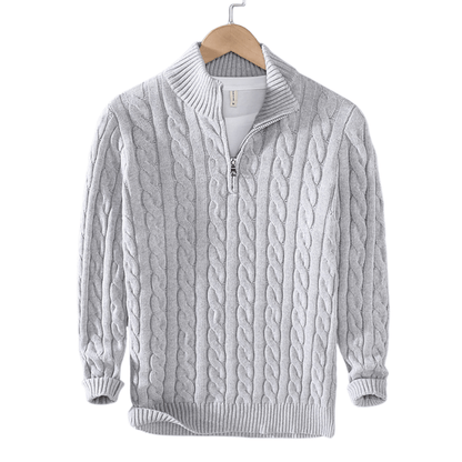 HALF ZIP SWEATER - LORMIER - 