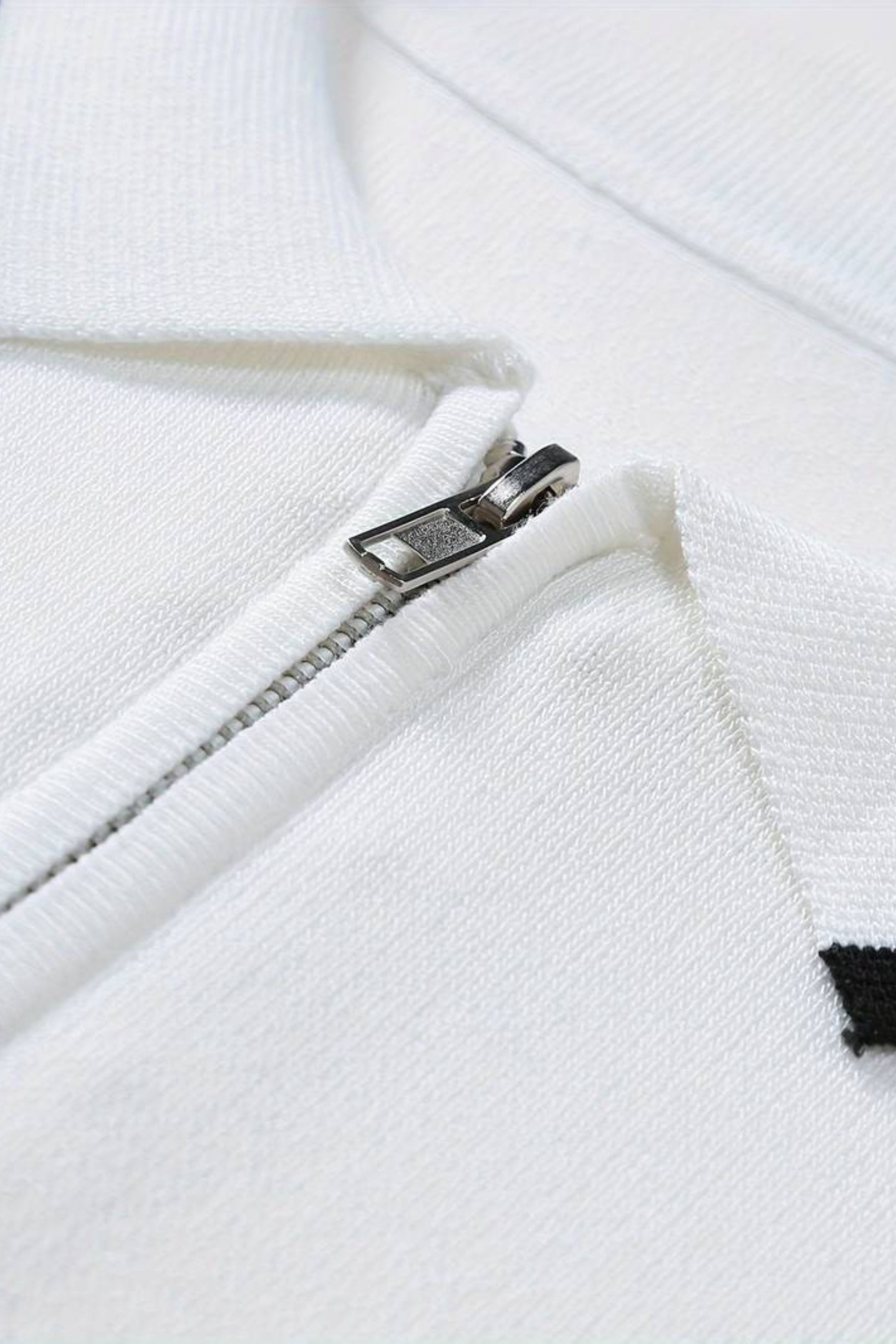KNITTED QUARTER ZIP GOLF POLO - LORMIER - 