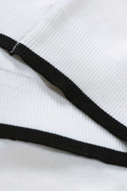 KNITTED QUARTER ZIP GOLF POLO - LORMIER - 