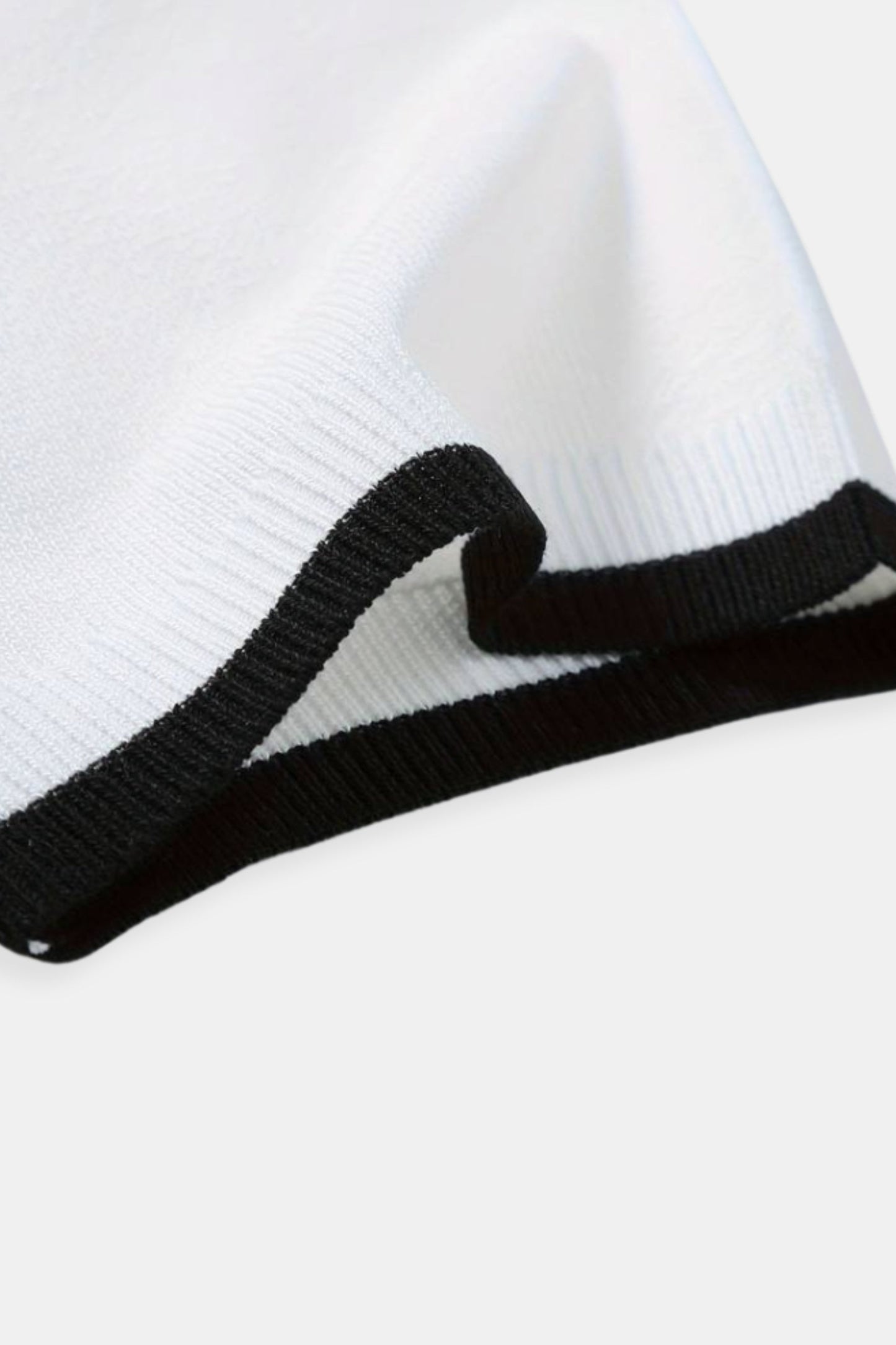 KNITTED QUARTER ZIP GOLF POLO - LORMIER - 