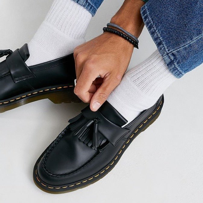 LEATHER LOAFERS - LORMIER - 