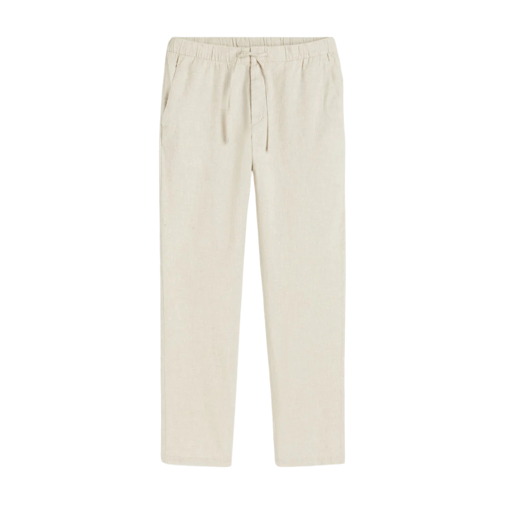 LINEN REGULAR CLASSIC PANTS - LORMIER - 