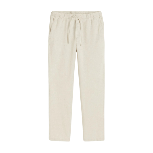 LINEN REGULAR CLASSIC PANTS - LORMIER - 