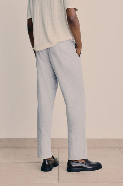 LINEN REGULAR CLASSIC PANTS - LORMIER - 